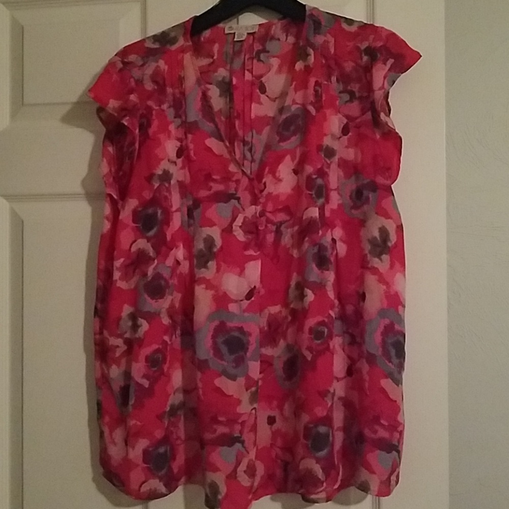 A flowery  summery shirt